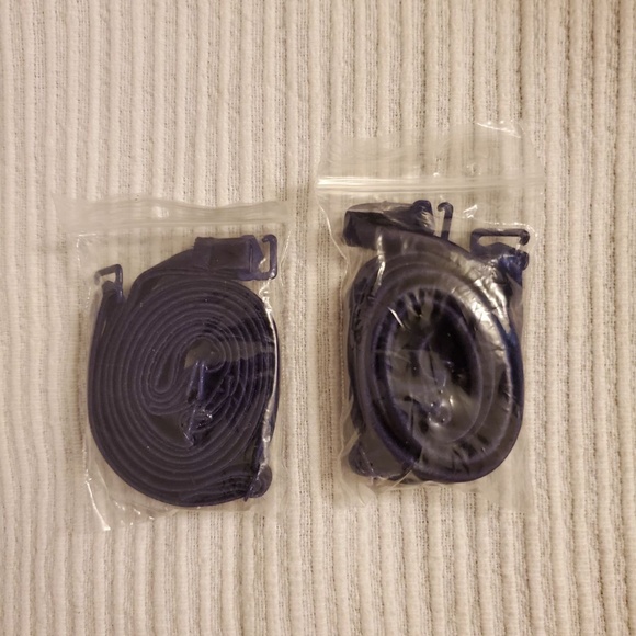 Le Chateau Royal Purple Strapless Midi Bodycon Dress (Detachable Straps + Scarf) - Picture 2 of 9